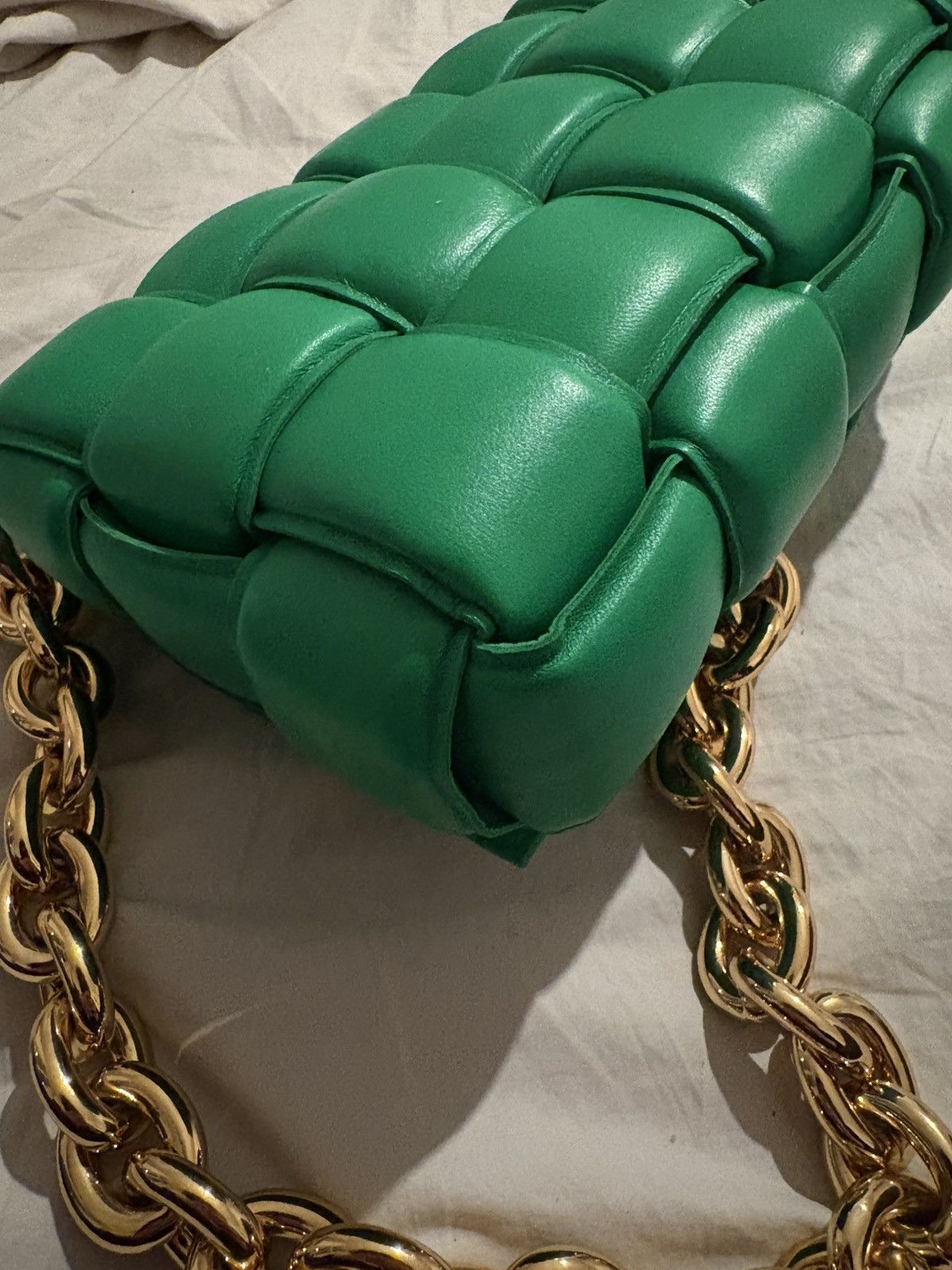 Bottega Veneta Bottega Veneta Green Golden-Chain Casette Size ONE SIZE - 11 Thumbnail
