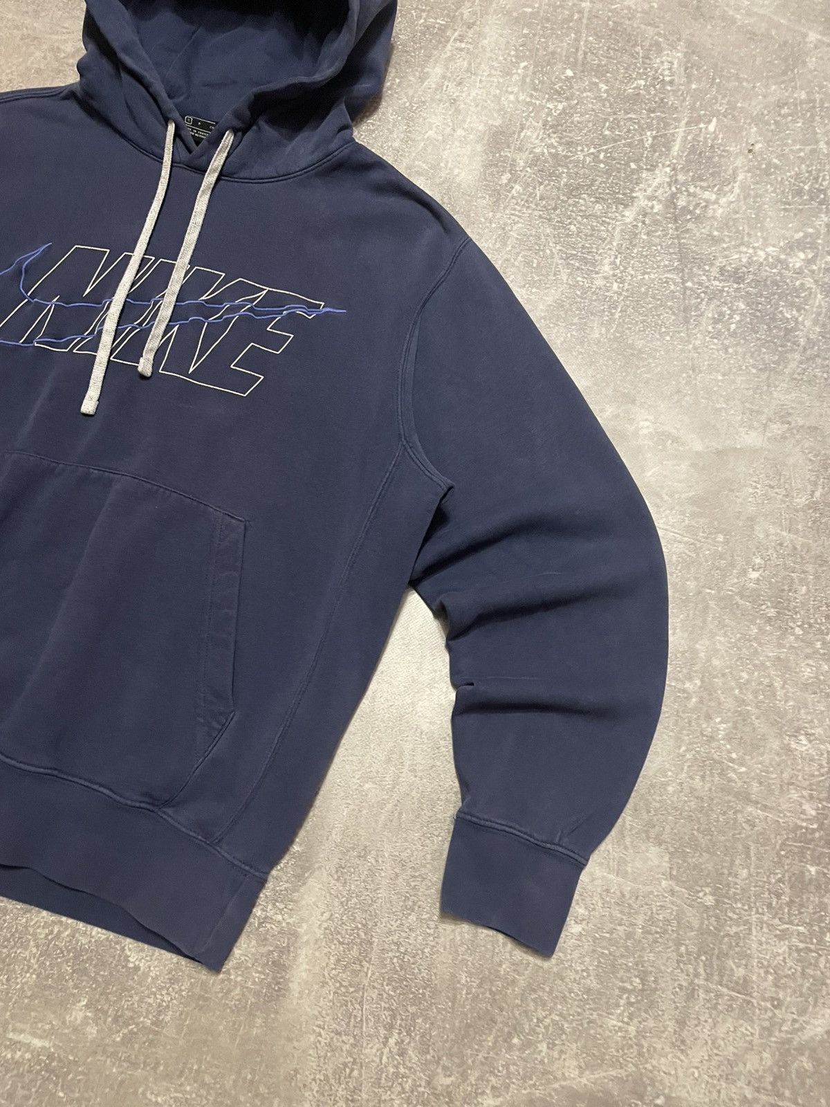 Nike × Vintage Vintage Nike Swoosh Logo Hoodie Pullover Y2K Size S Size US S / EU 44-46 / 1 - 5 Thumbnail