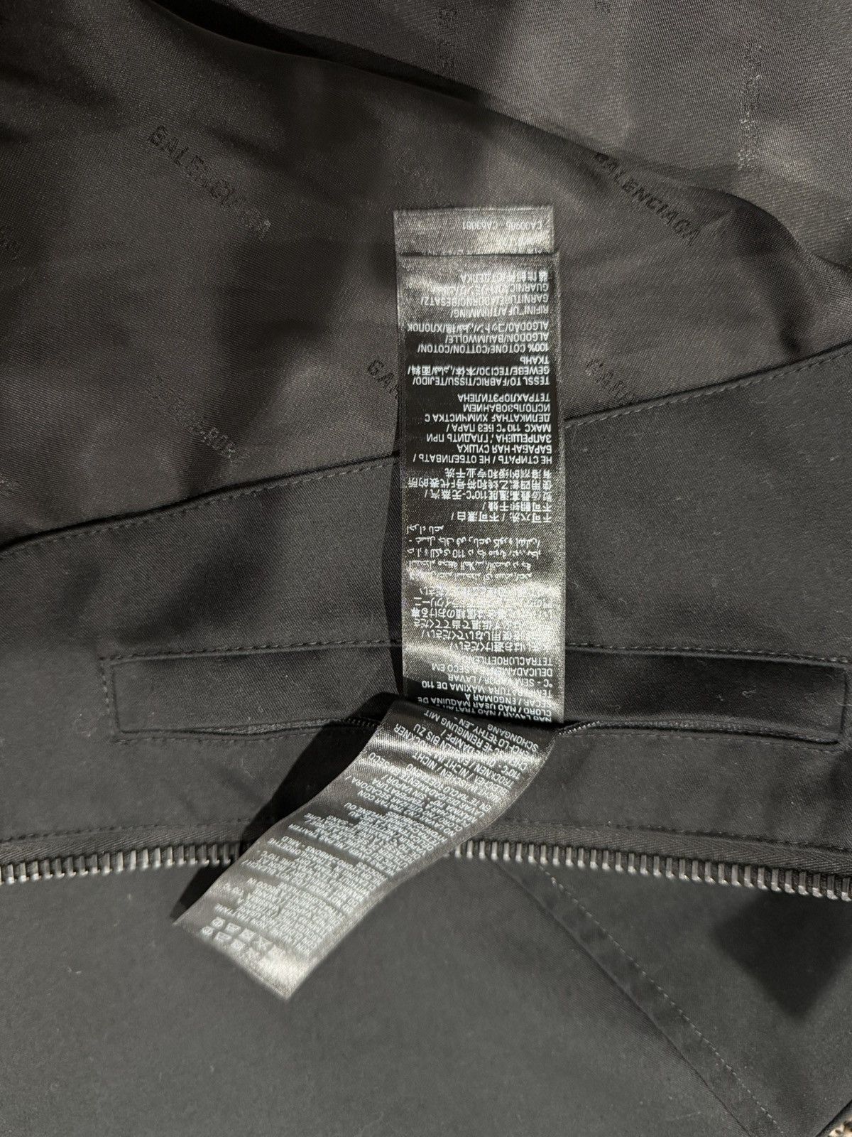 Balenciaga Balenciaga Demna Oversize Cotton-Shell Black Basebal Jacket Size US M / EU 48-50 / 2 - 13 Thumbnail
