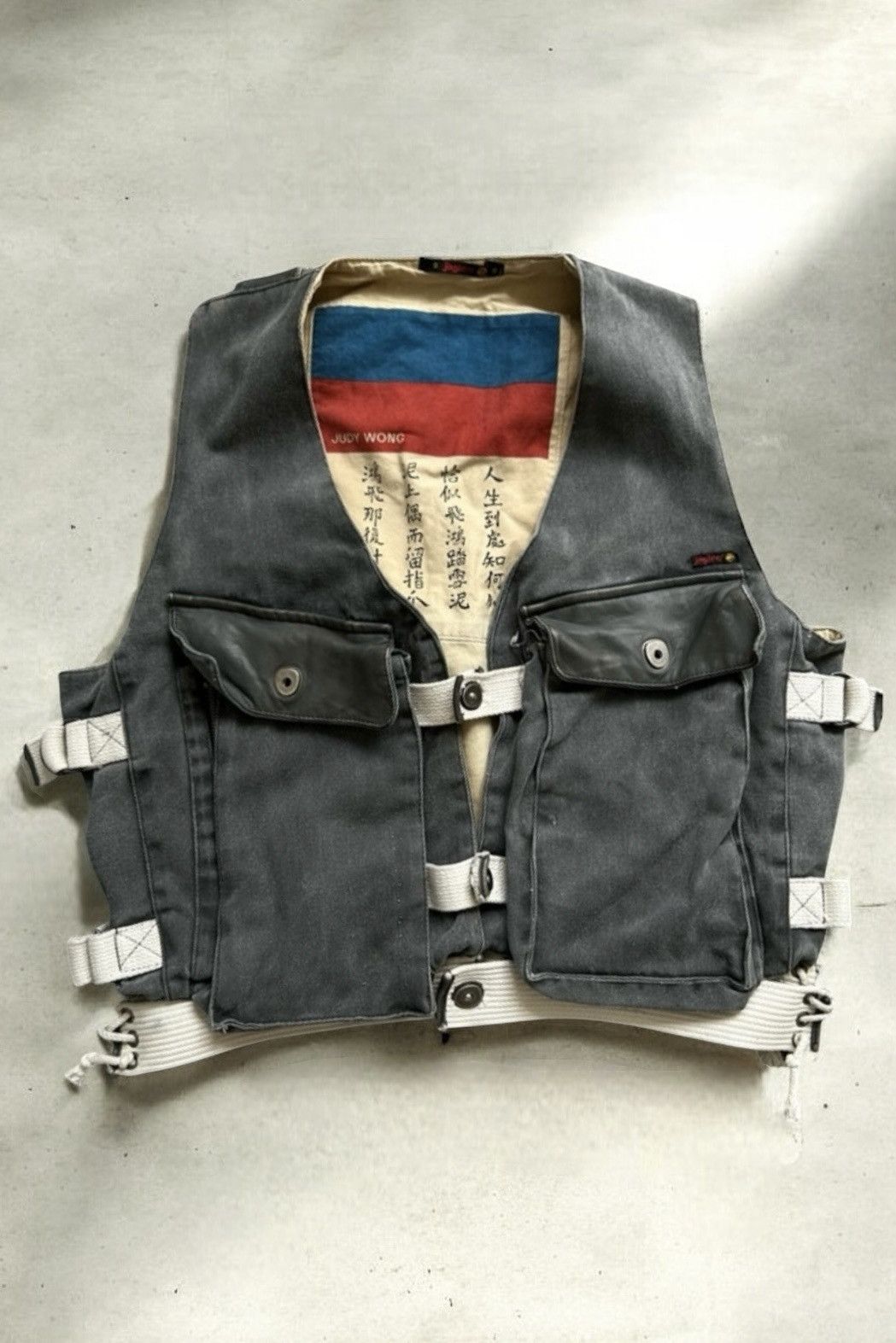 Vintage 1990s Jinglers Vest Designed by Judy Wong Size US M / EU 48-50 / 2 - 1 Thumbnail