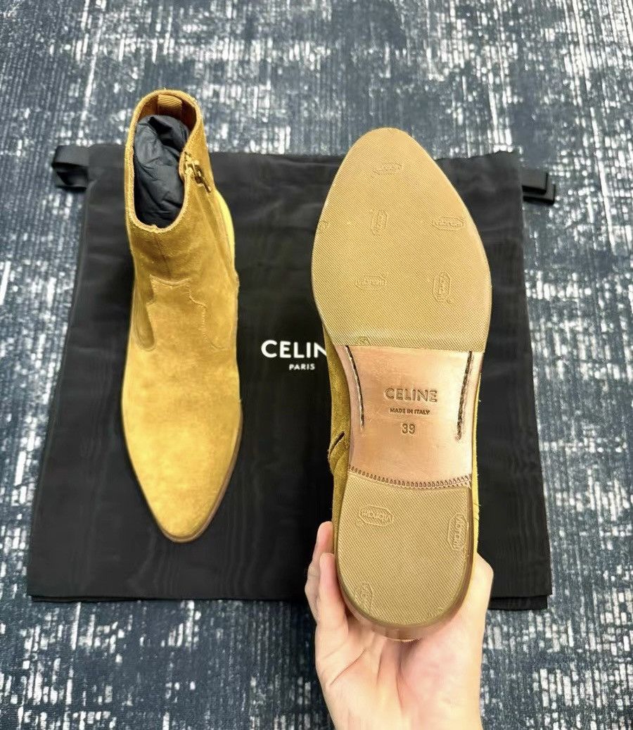 Celine Celine runway style brown suede pointed-toe Chelsea boots Size US 6 / EU 39 - 5 Thumbnail