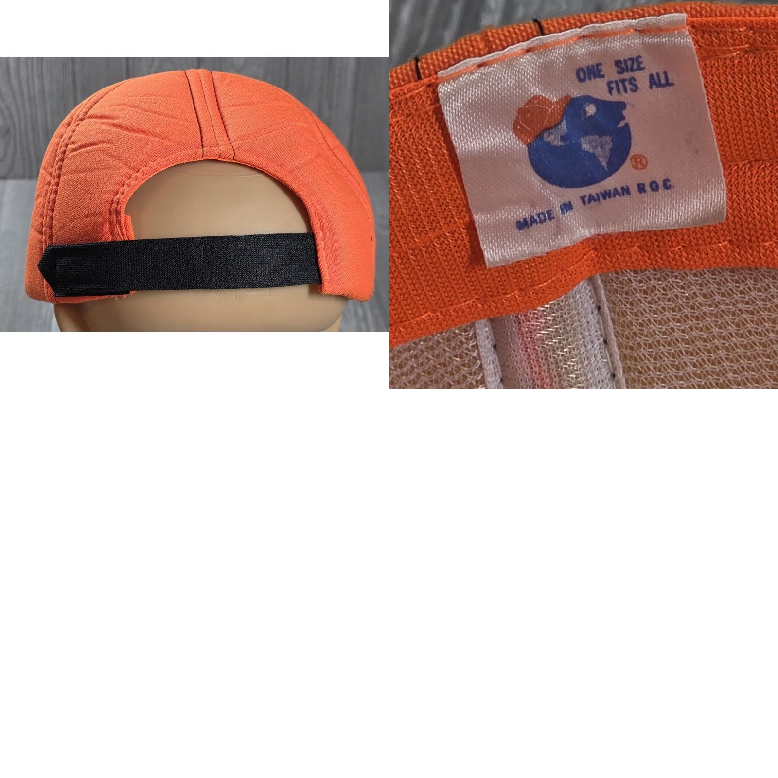 Vintage VINTAGE Ducks Unlimited Trucker Hat Embroidered Adjustable Blaze Orange Hunting SDM? Size 44L - 8 Thumbnail