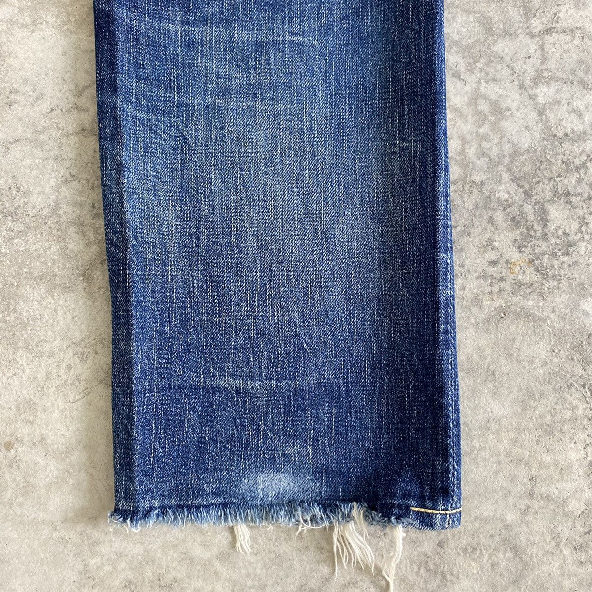 Full Count & Co. Vintage Full Count Japan Faded Blue Selvedge Denim Jeans Size US 28 / EU 44 - 18 Thumbnail