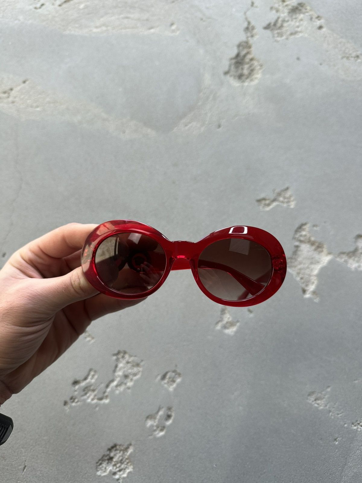 Versace Versace Sunglasses Red Gold Medusa 96 vintage Size ONE SIZE - 3 Thumbnail