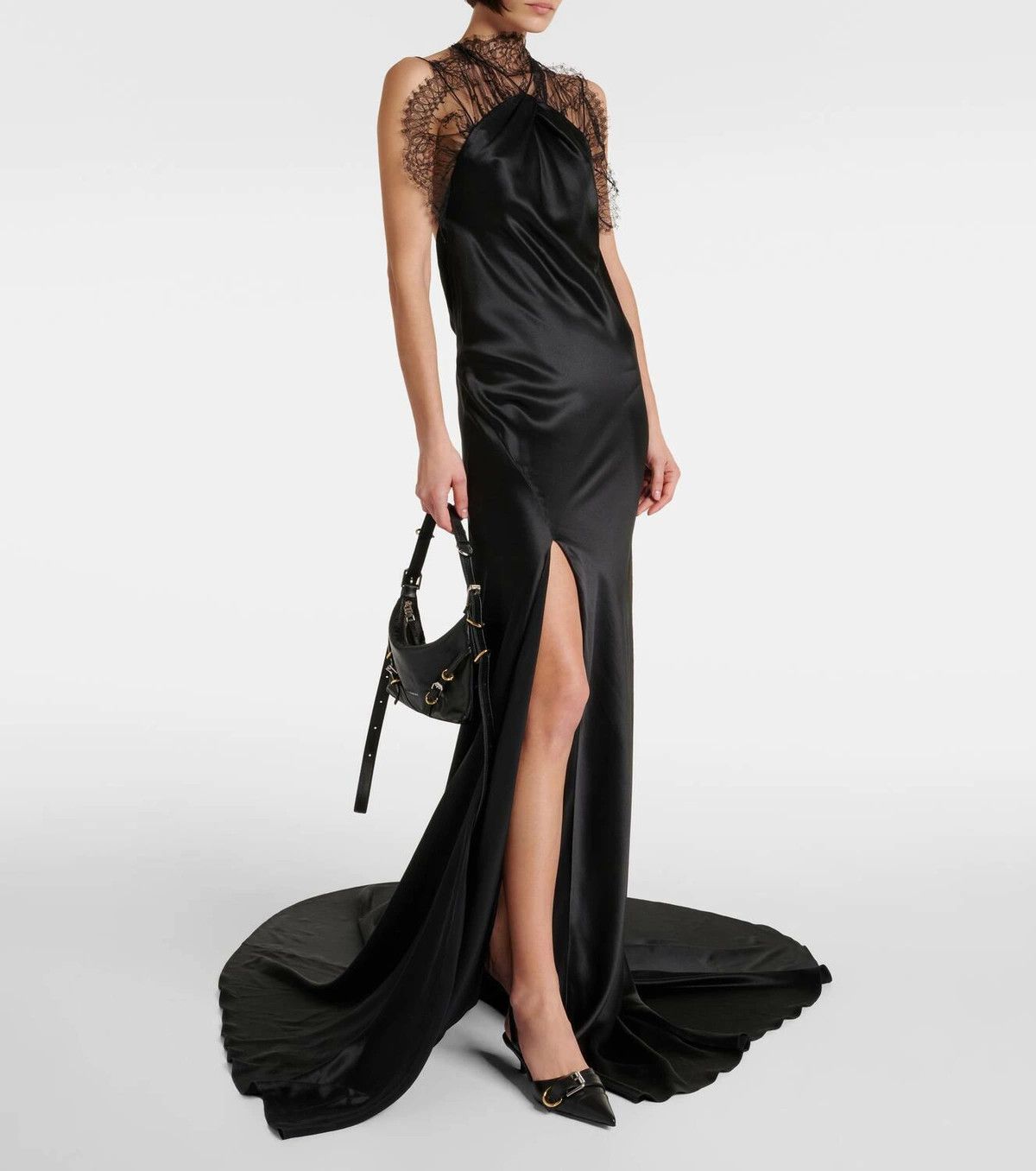 Givenchy o1y0925 Slingback Pumps in Black Size US 6 / IT 36 - 5 Thumbnail
