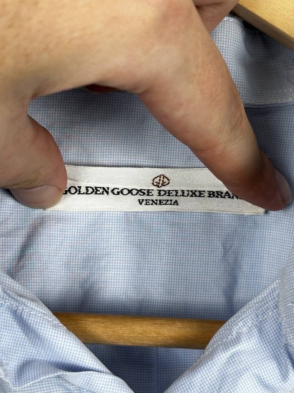 Golden Goose Golden Goose Deluxe Brand Avant Garde GG Logo Shirt Size US L / EU 52-54 / 3 - 6 Thumbnail