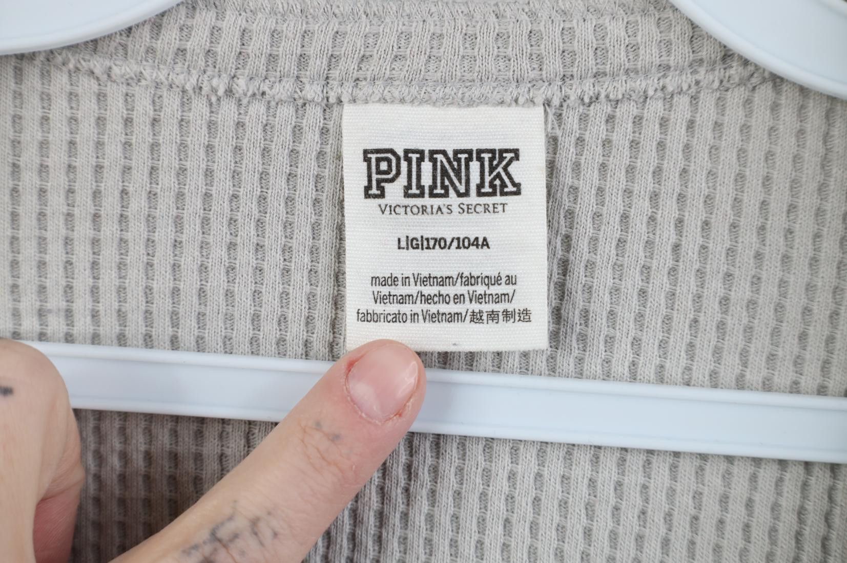 Victoria's Secret Vintage Y2K Pink Victoria's Secret Knit Henley T-Shirt Size L / US 10 / IT 46 - 6 Thumbnail
