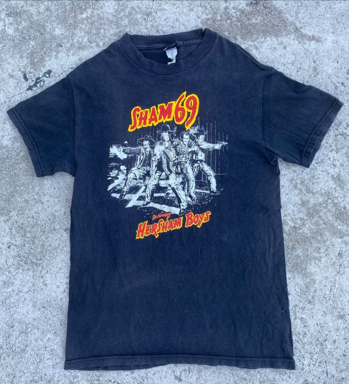 Vintage Sham 69 Hersham Boys Punk Band Tshirt