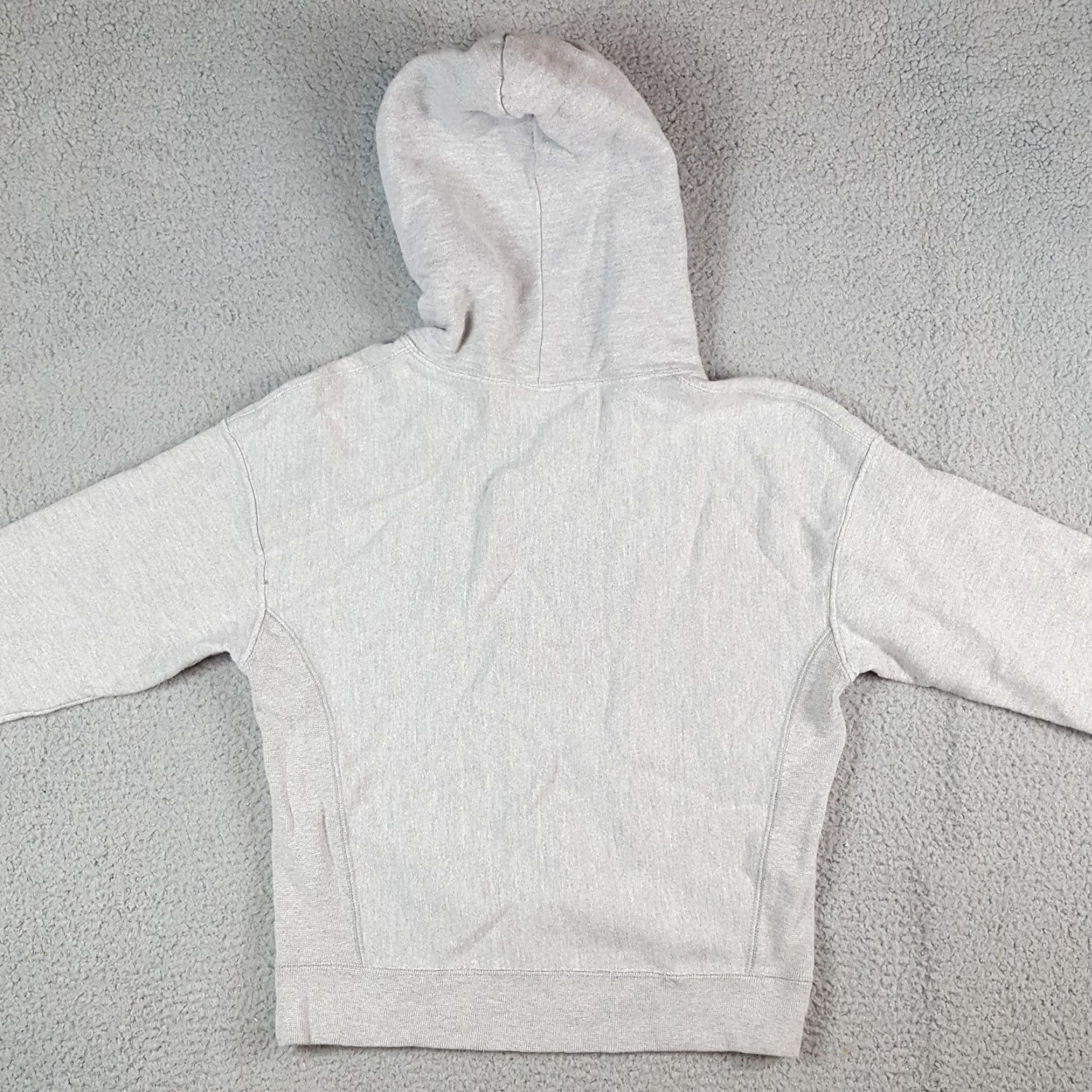 Champion Champion Hooded Sweatshirt Size S Hoodie Spell Out Logo Reverse Weave Gray 90s Grunge Skate Athletic Men Size US S / EU 44-46 / 1 - 5 Thumbnail