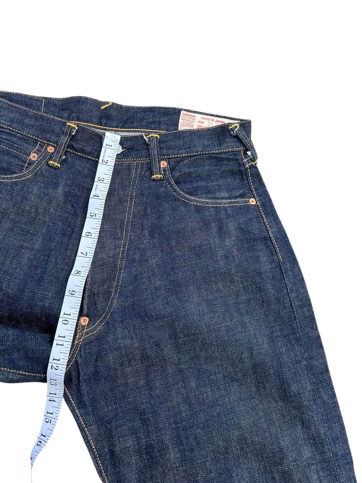 Evisu VINTAGE EVISU DAICOCK SELVEDGE MADE IN JAPAN DENIM JEANS Size US 31 - 18 Thumbnail