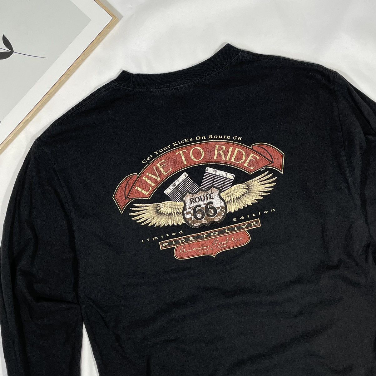 Route 66 Rout 66 Vintage LS shirt y2k Size US M / EU 48-50 / 2 - 1 Thumbnail