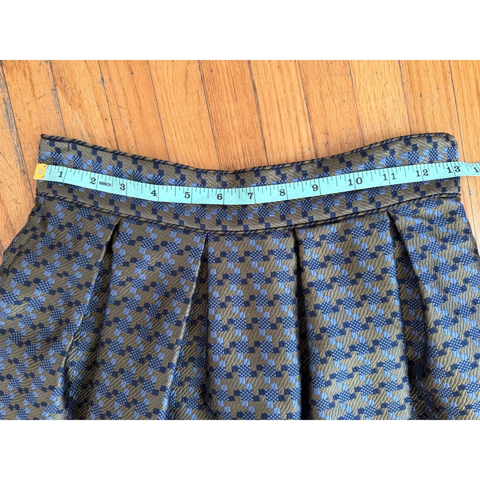 Proenza Schouler Proenza Schouler AW2005 Silk Brocade Box Pleat Skirt – Size Size 25" / US 0 / IT 36 - 10 Thumbnail