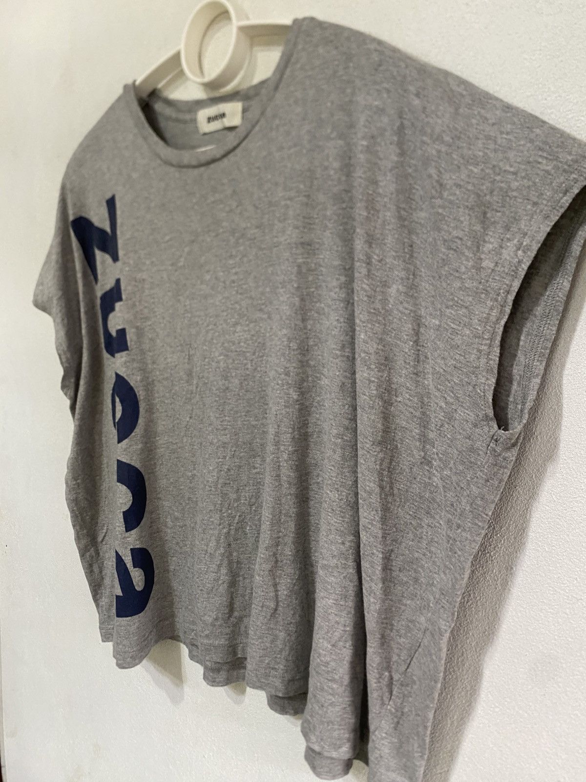 Japanese Brand Zucca By Issey Miyake Sleeveless Tee shirt Speel Out Size US M / EU 48-50 / 2 - 3 Thumbnail