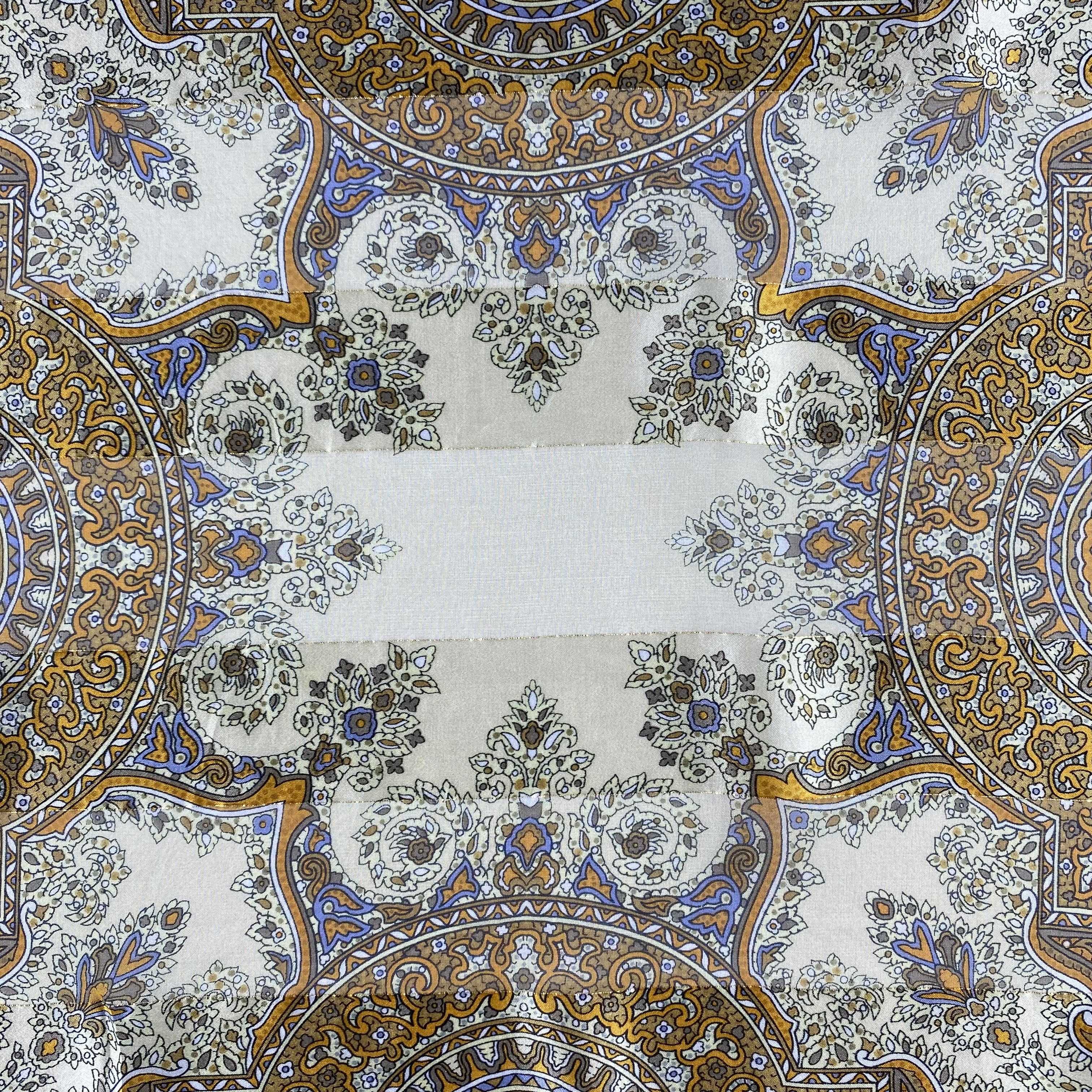 Japanese Brand × Vintage Vintage Italian Silk Scarf Hand Rolled Paisley SS076 Size ONE SIZE - 4 Thumbnail