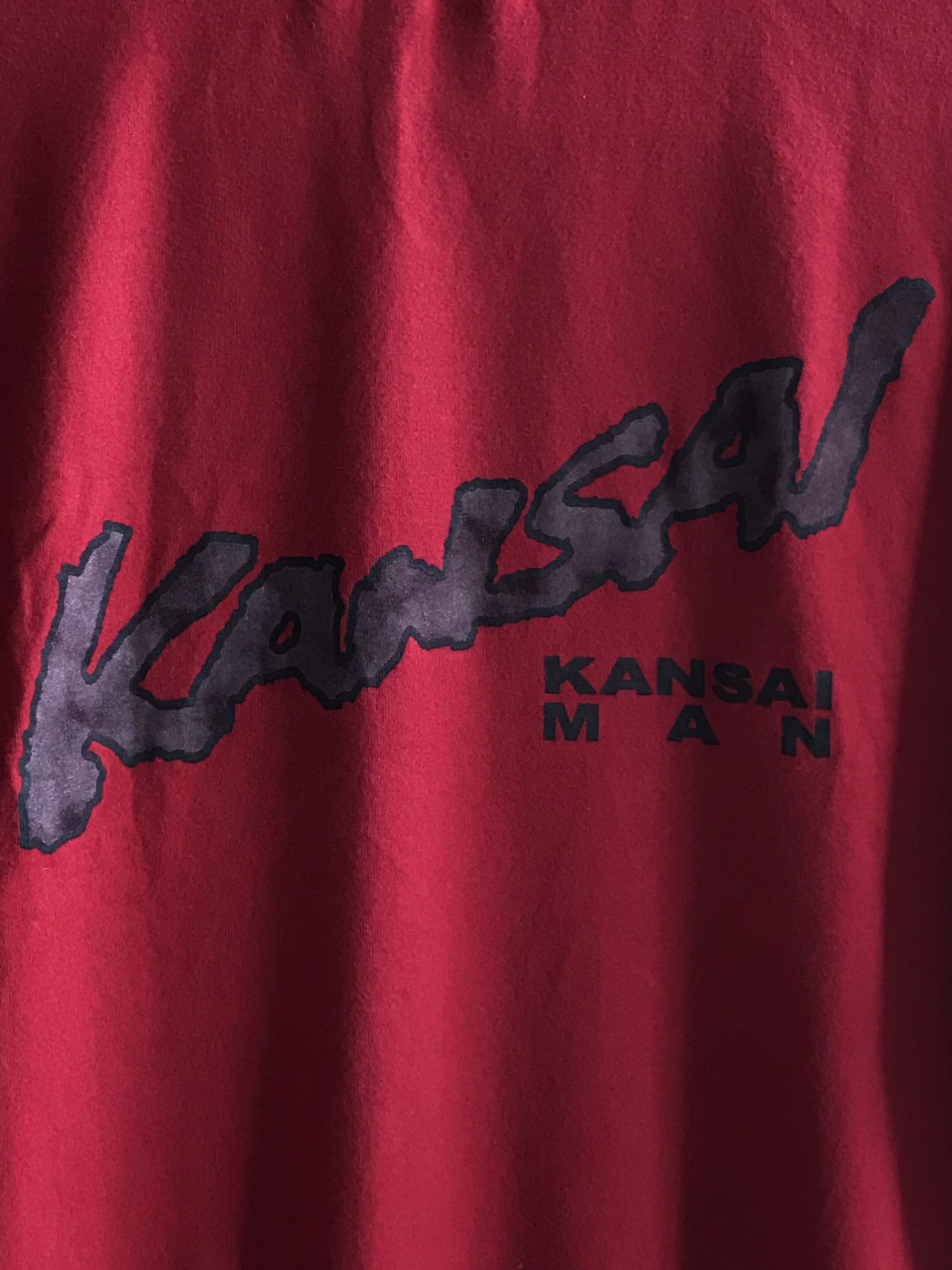 Kansai Yamamoto × Vintage Kansai Man Big Logo Faded T-Shirt Size US M / EU 48-50 / 2 - 2 Thumbnail