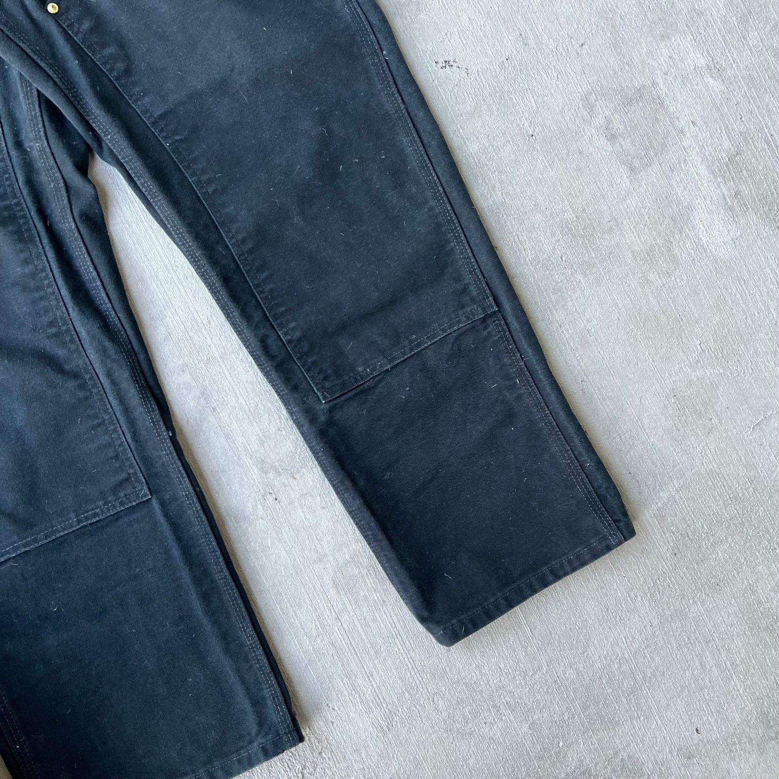 Carhartt × Vintage Carhartt black double knee work wear carpenter pants Size US 33 - 3 Thumbnail