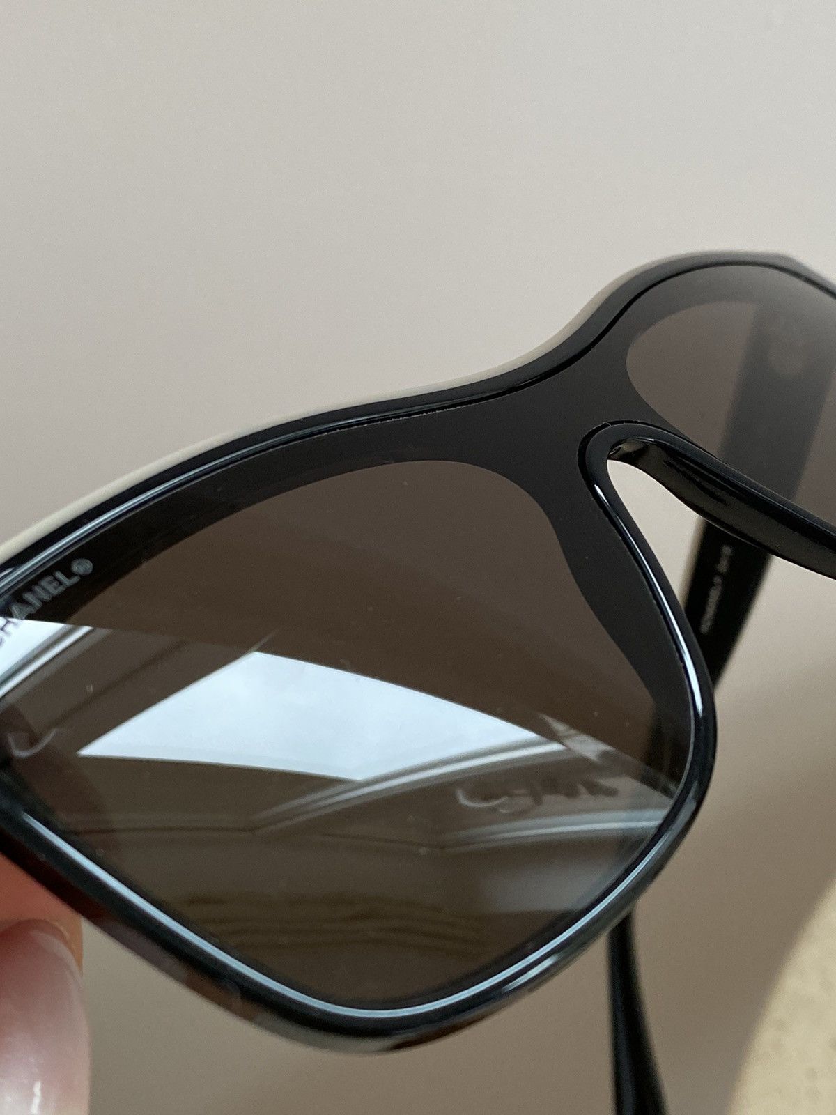 CHANEL CC Logo 5418-A Sunglasses Black