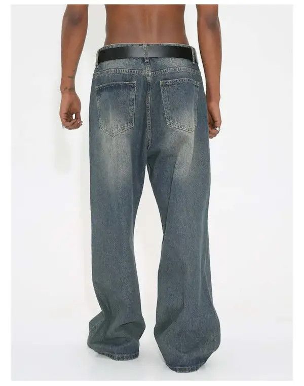 VIBE skate hiphop washed faded baggy jeans Size US 30 / EU 46 - 6 Thumbnail