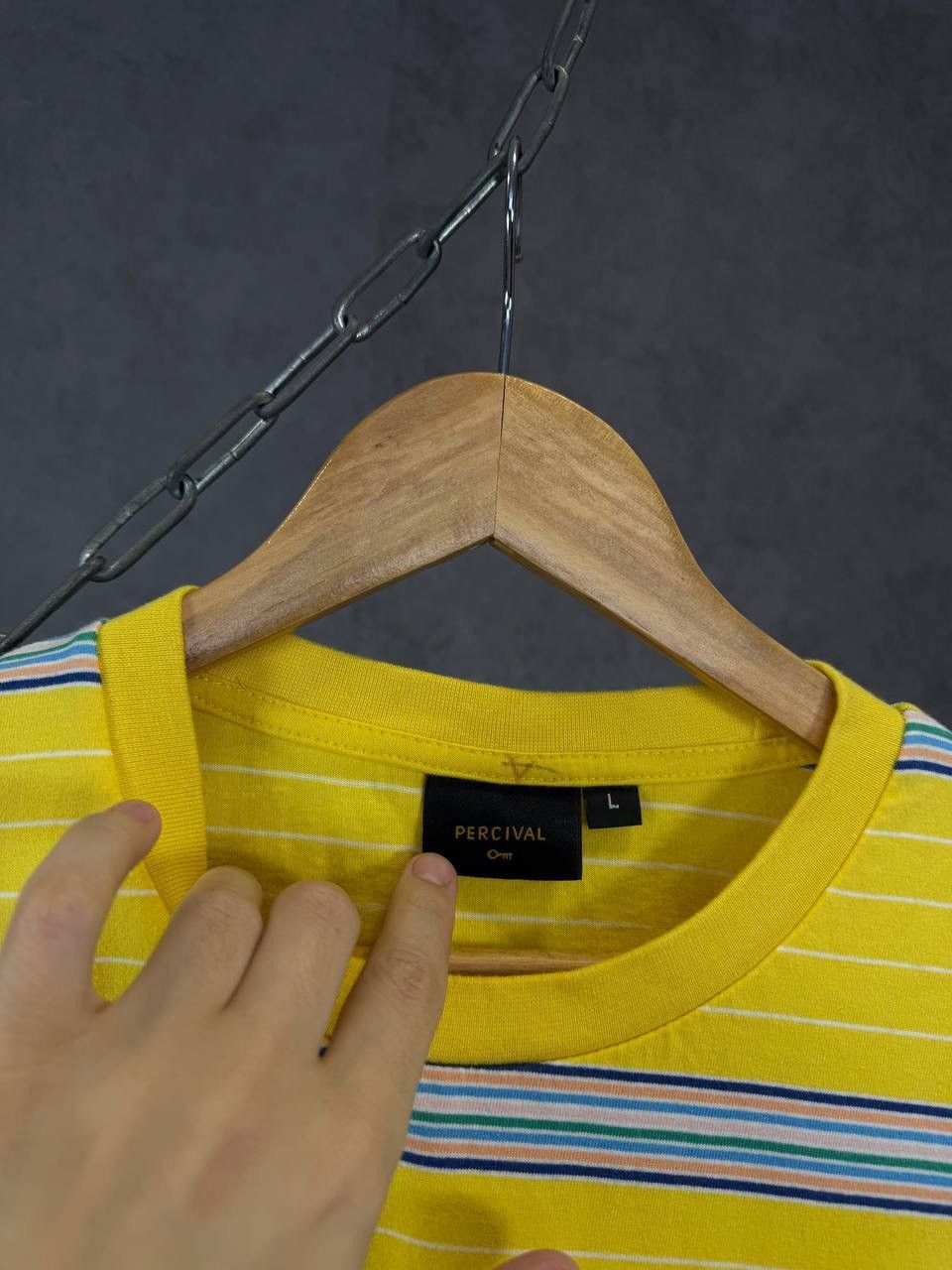 Percival Percival designer striped tee Size US L / EU 52-54 / 3 - 3 Thumbnail