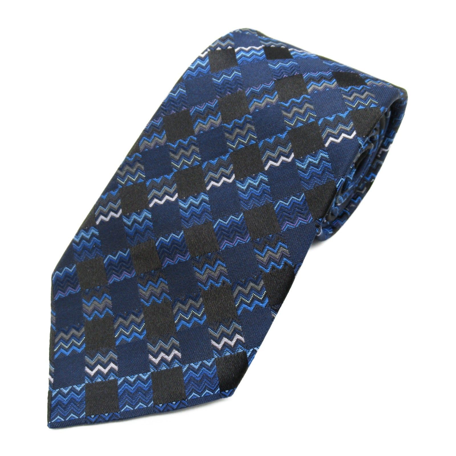 Missoni Missoni Tie Silk Navy Blue Size ONE SIZE - 1 Thumbnail