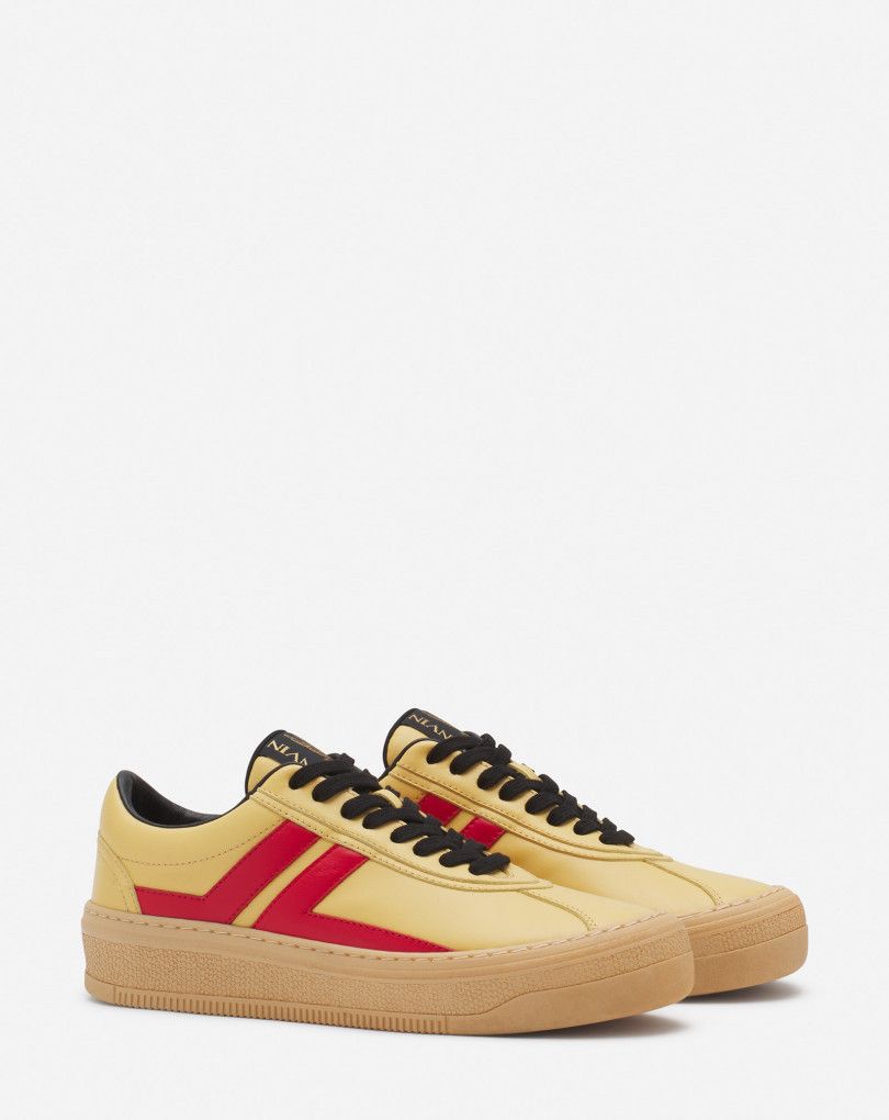 Future × Lanvin os11x1224 Edition Cash Low-Top Sneakers in Bright Yellow/Red Size US 9 / EU 42 - 4 Thumbnail