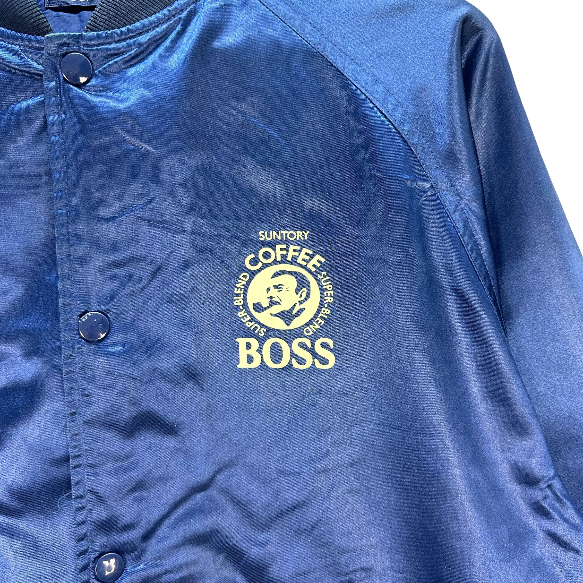 Japanese Brand SUNTORY COFFEE BOSS BIG LOGO COACH JACKET #7481-148 Size US L / EU 52-54 / 3 - 3 Thumbnail