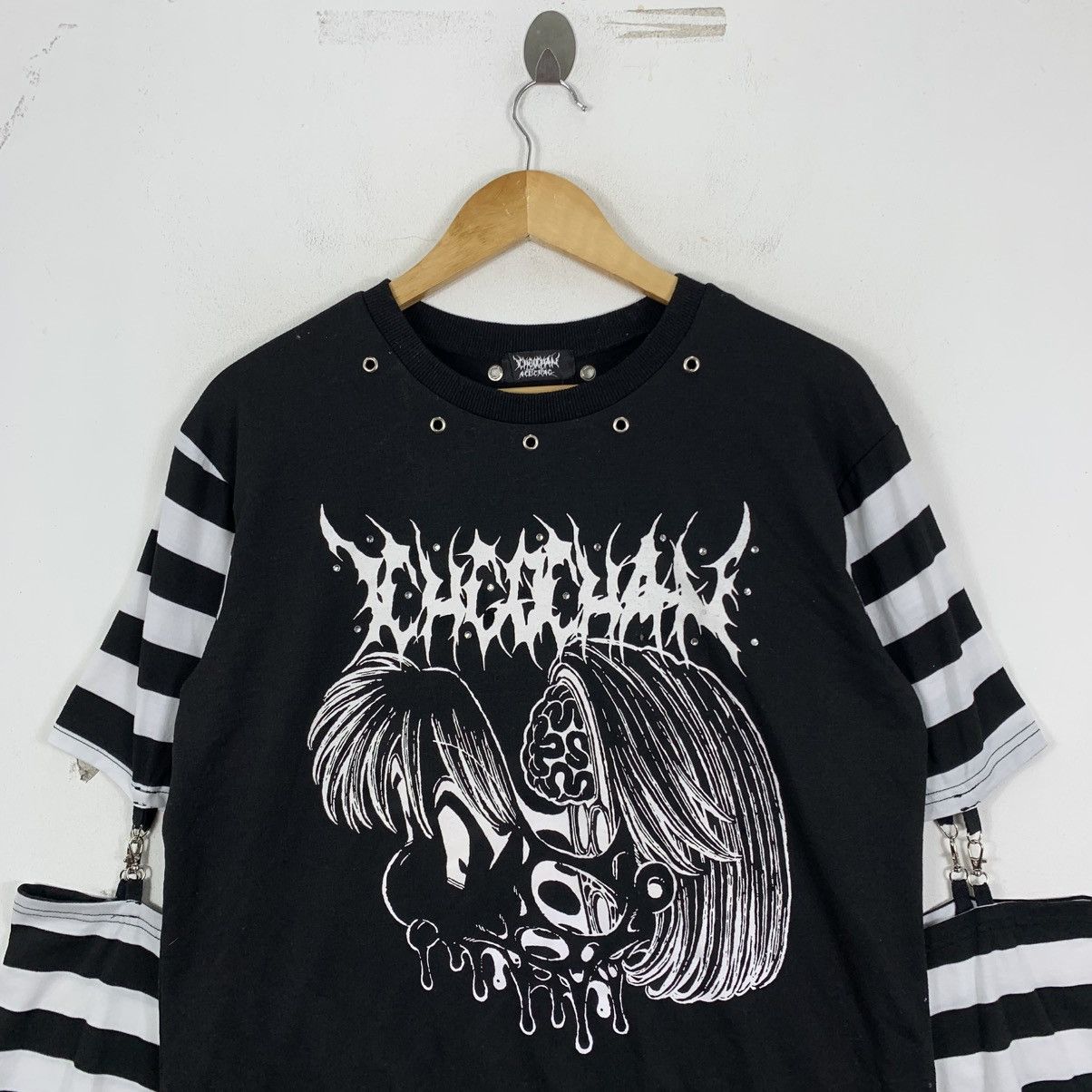 Japanese Brand ACDC RAG Brain Drain Punk Bondage Gothic Japanese Tshirt Size US M / EU 48-50 / 2 - 4 Thumbnail
