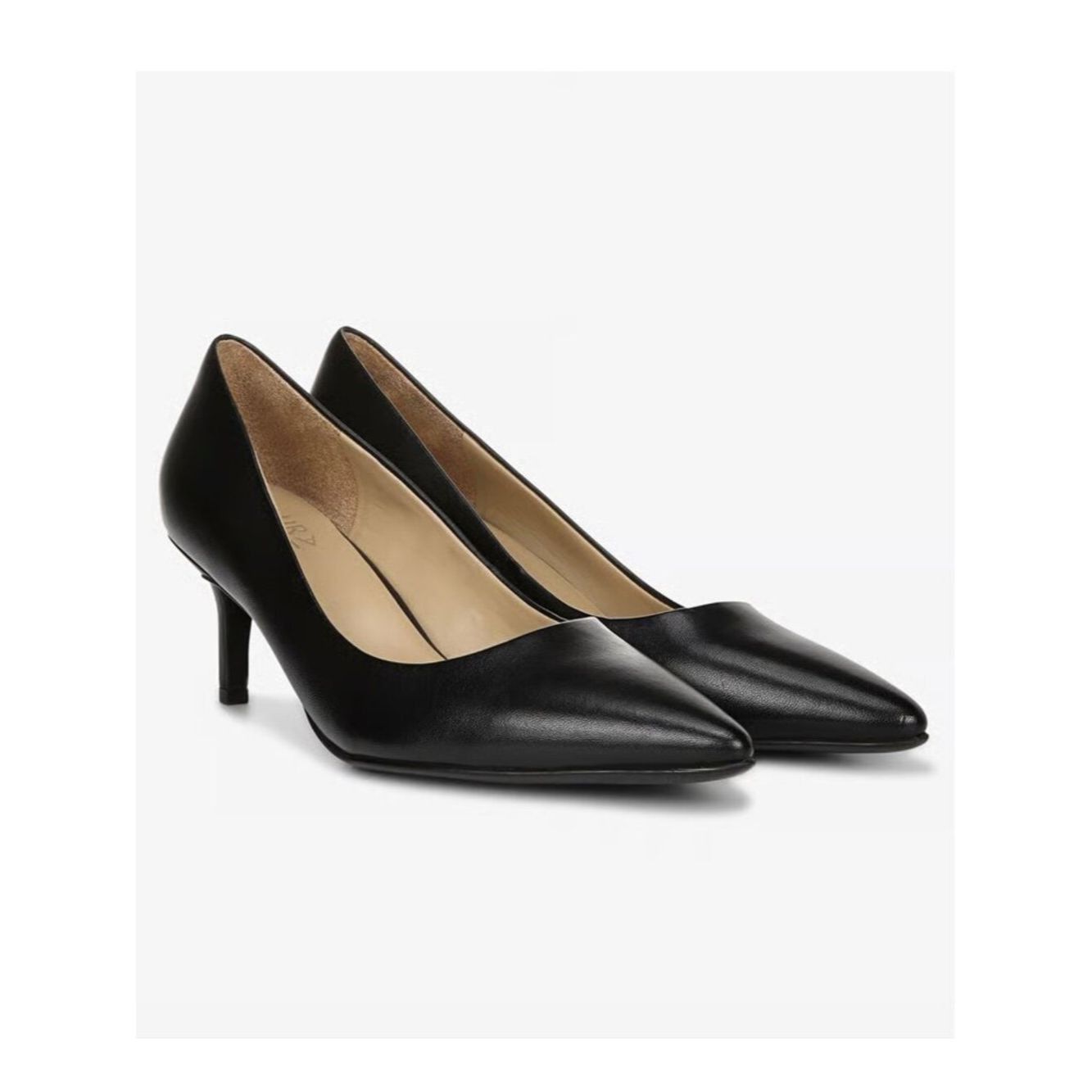 Naturalizer New Naturalizer Everly Black Leather Pump Shoes Size 9.5 N Size US 9.5 / IT 39.5 - 1 Thumbnail