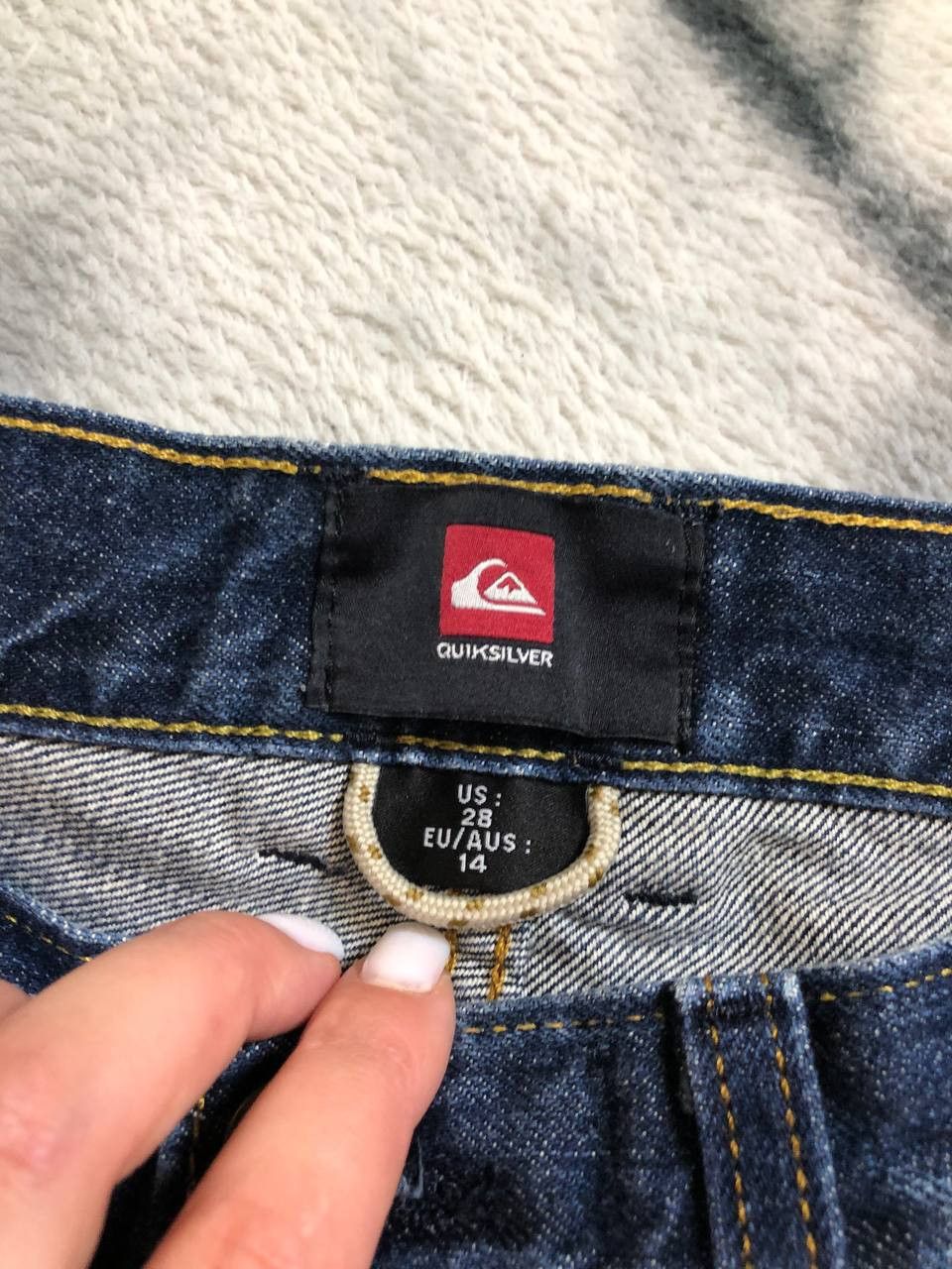 Quiksilver QUIKSILVER BLUE SLIM TAPERED JEANS Size US 28 / EU 44 - 2 Thumbnail