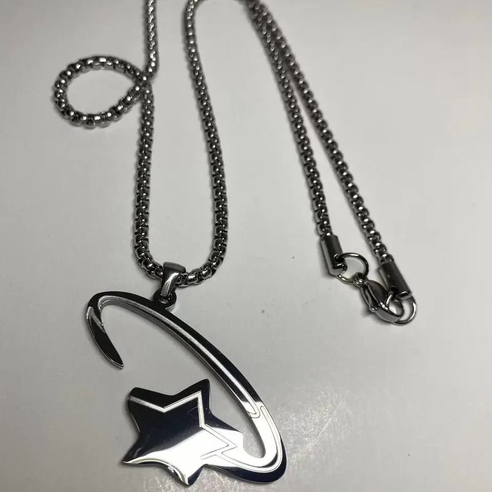 Designer Titanium Steel Pendant Necklace 60cm Size ONE SIZE - 2 Thumbnail