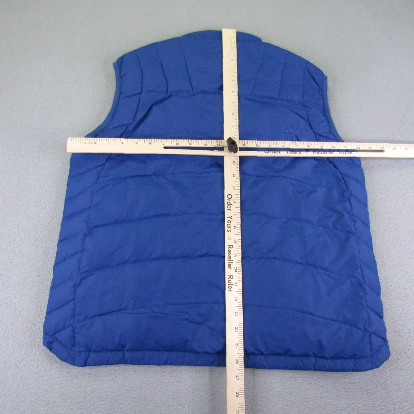 Vintage VINTAGE Cabelas Vest Mens Large Blue Premier Northern Goose Down Puffer Quilted Zip Up Size US M / EU 48-50 / 2 - 4 Thumbnail