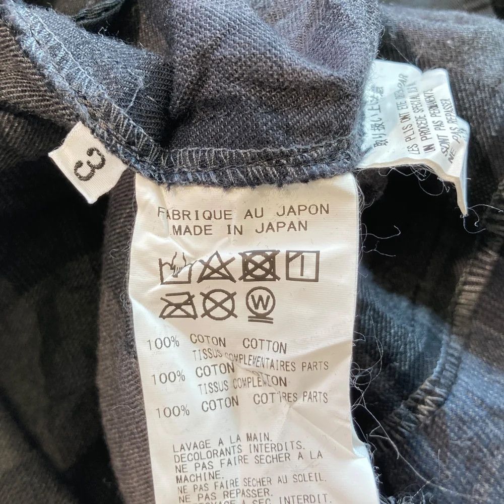Yohji Yamamoto Yohji Yamamoto pour homme Cotton Check Pants Size US 40 / EU 56 - 6 Thumbnail