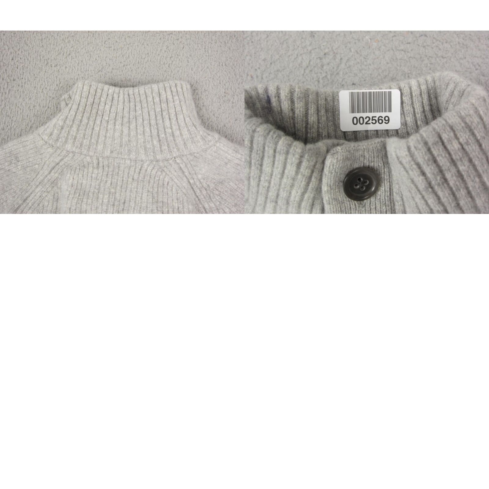Banana Republic Banana Republic Sweater Mens Small Gray Merino Wool Henley Knit Pullover Long Sleeve Regular Fit Casual Vintage: No Size US S / EU 44-46 / 1 - 9 Thumbnail