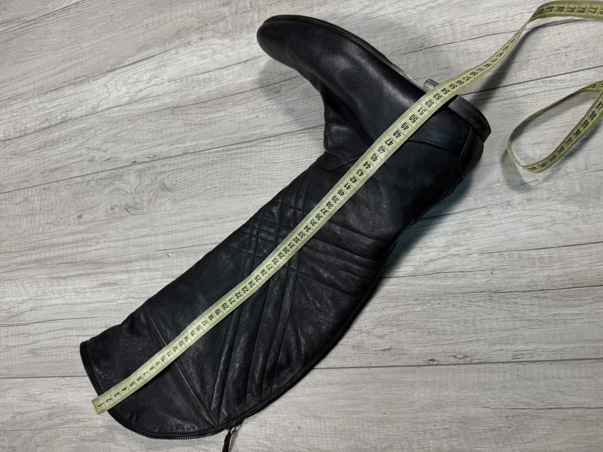 Buttero Buttero Luxe Genuine Leather Black High Boots Made in Italy Size US 7.5 / EU 40-41 - 17 Thumbnail