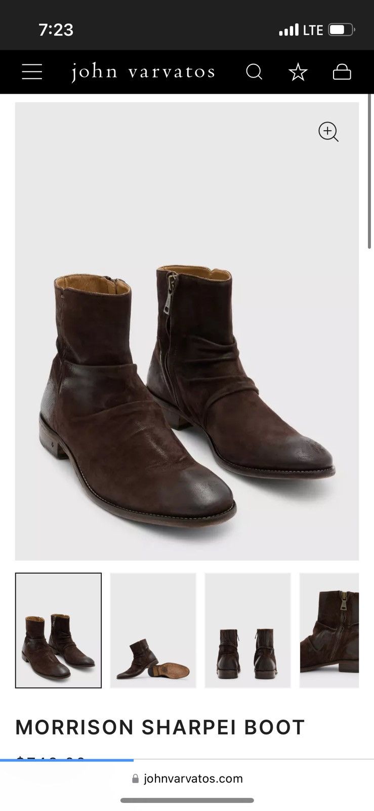 John Varvatos John Varvatos Morrison sharpie boot Size US 7 / EU 40 - 2 Thumbnail