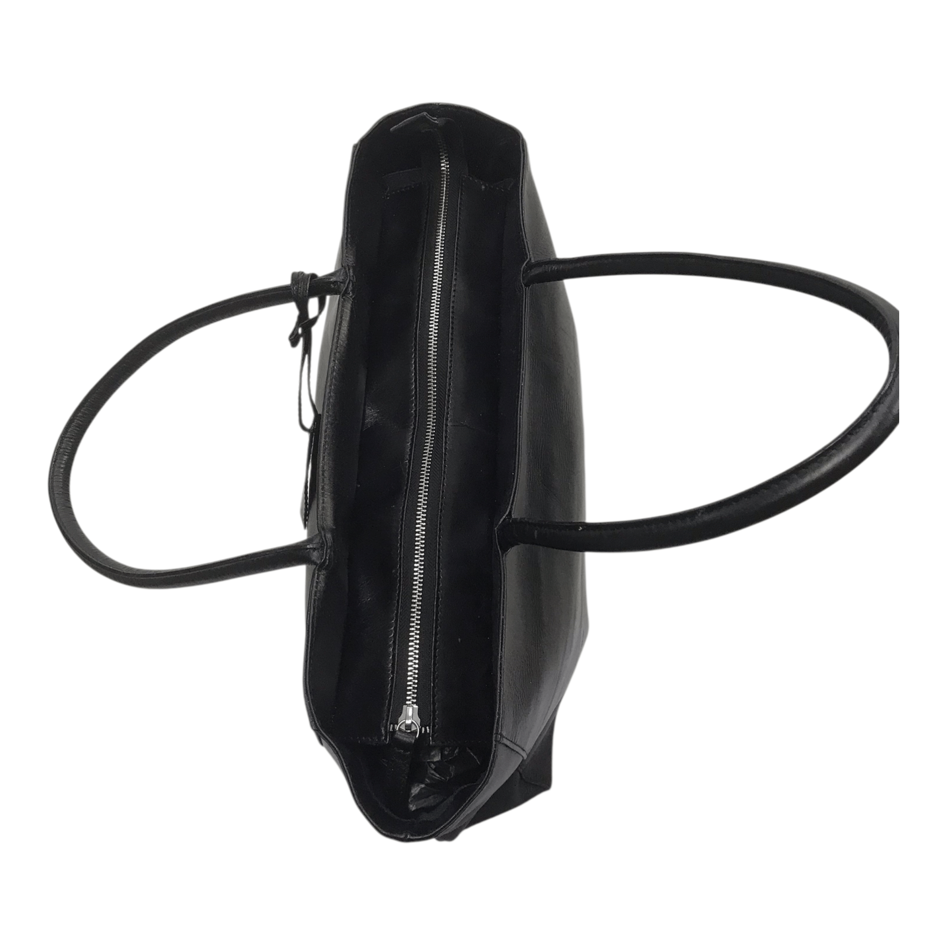 United Arrows United Arrow Black Leather Hand Bag Size ONE SIZE - 7 Thumbnail