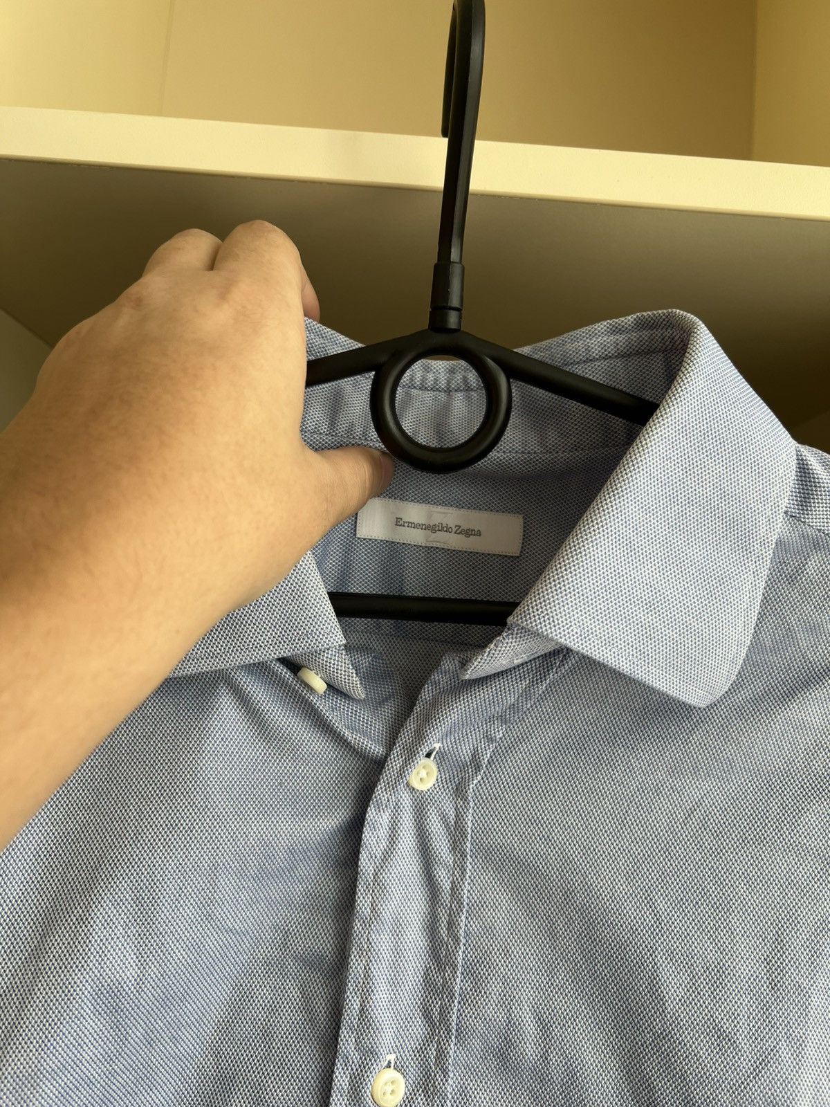 Ermenegildo Zegna Vintage Ermenegildo Zegna Shirt Size XL Size US XL / EU 56 / 4 - 5 Thumbnail