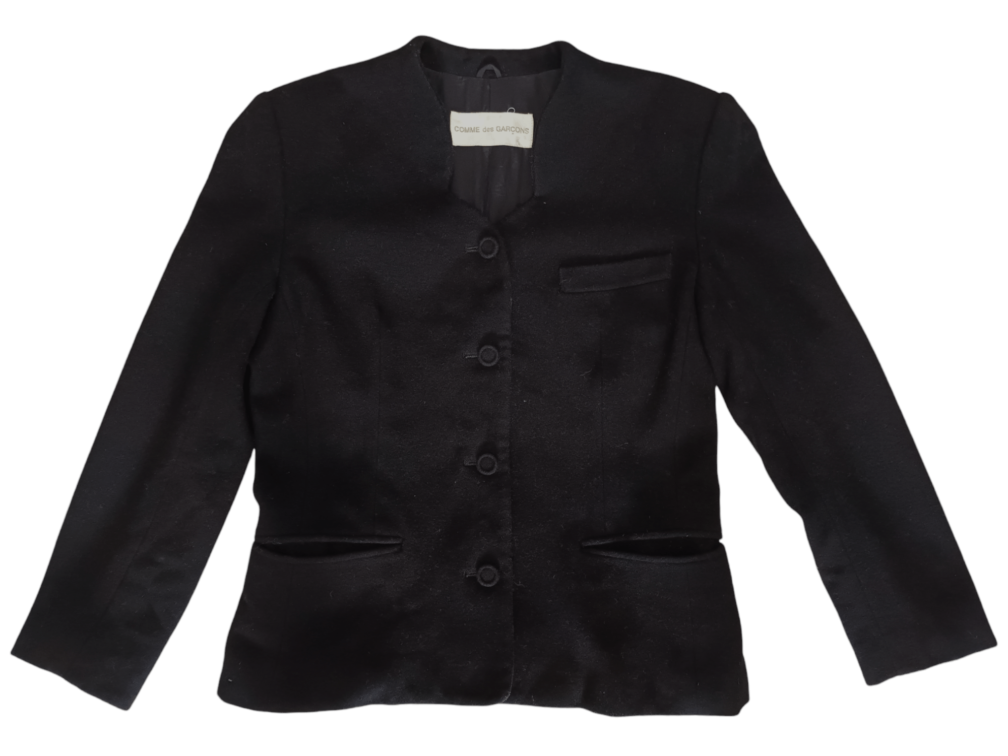 Comme des Garcons × Rei Kawakubo × Vintage Vintage 80s Comme des Garcons Rei Kawakubo Coat Jacket Size US L / EU 52-54 / 3 - 2 Thumbnail