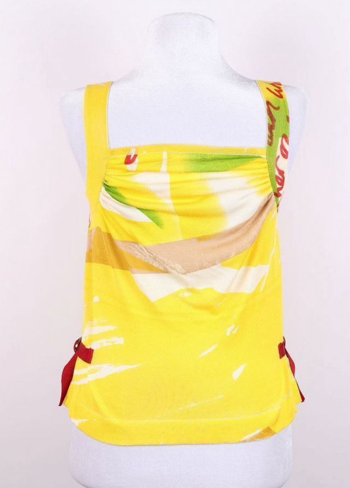 Dior Christian Dior Galliano 2003 Graffiti Cashmere Silk Top Size M / US 6-8 / IT 42-44 - 2 Thumbnail