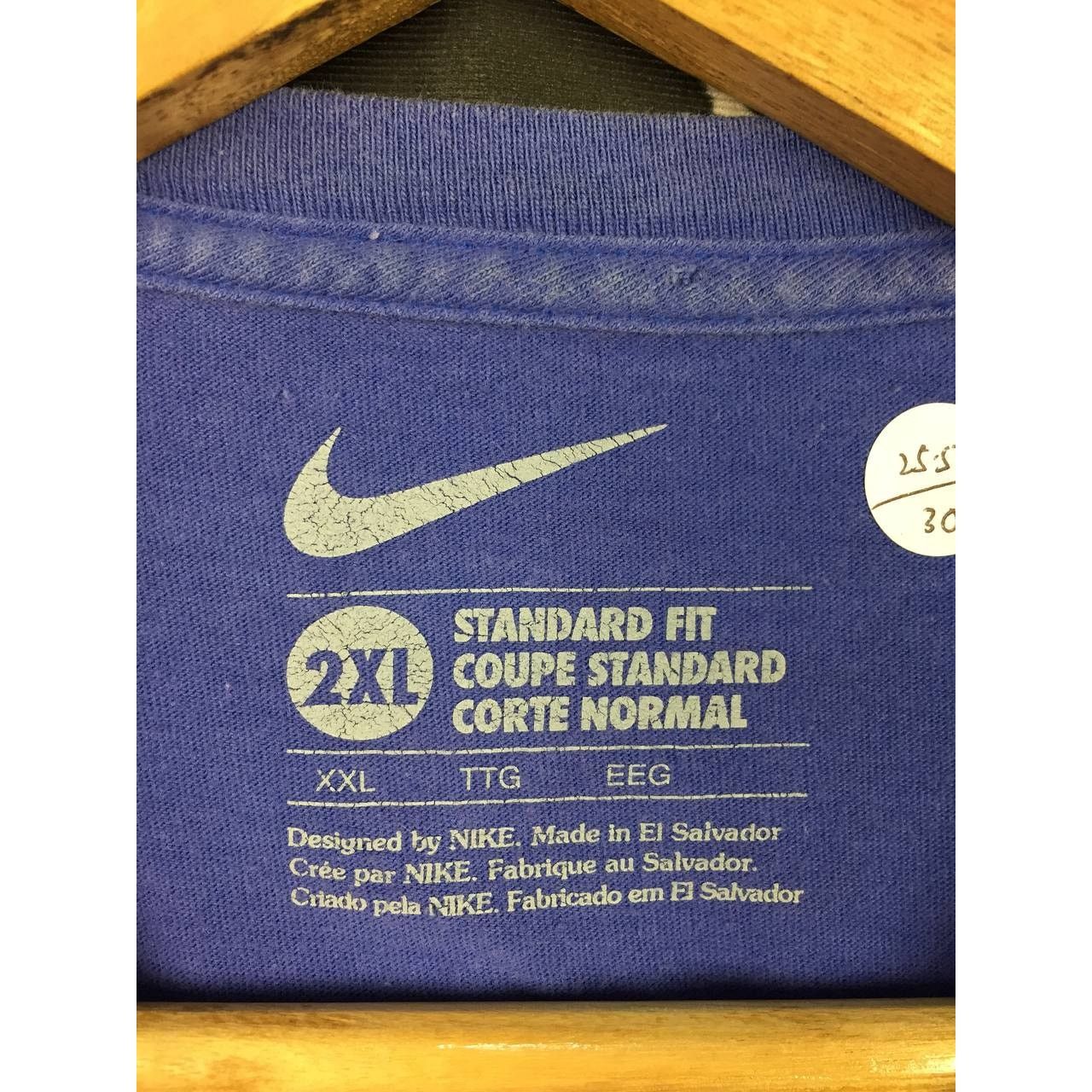 Nike Nike Baseball Center Logo Athletic Standard Fit Tee Size US XXL / EU 58 / 5 - 18 Thumbnail
