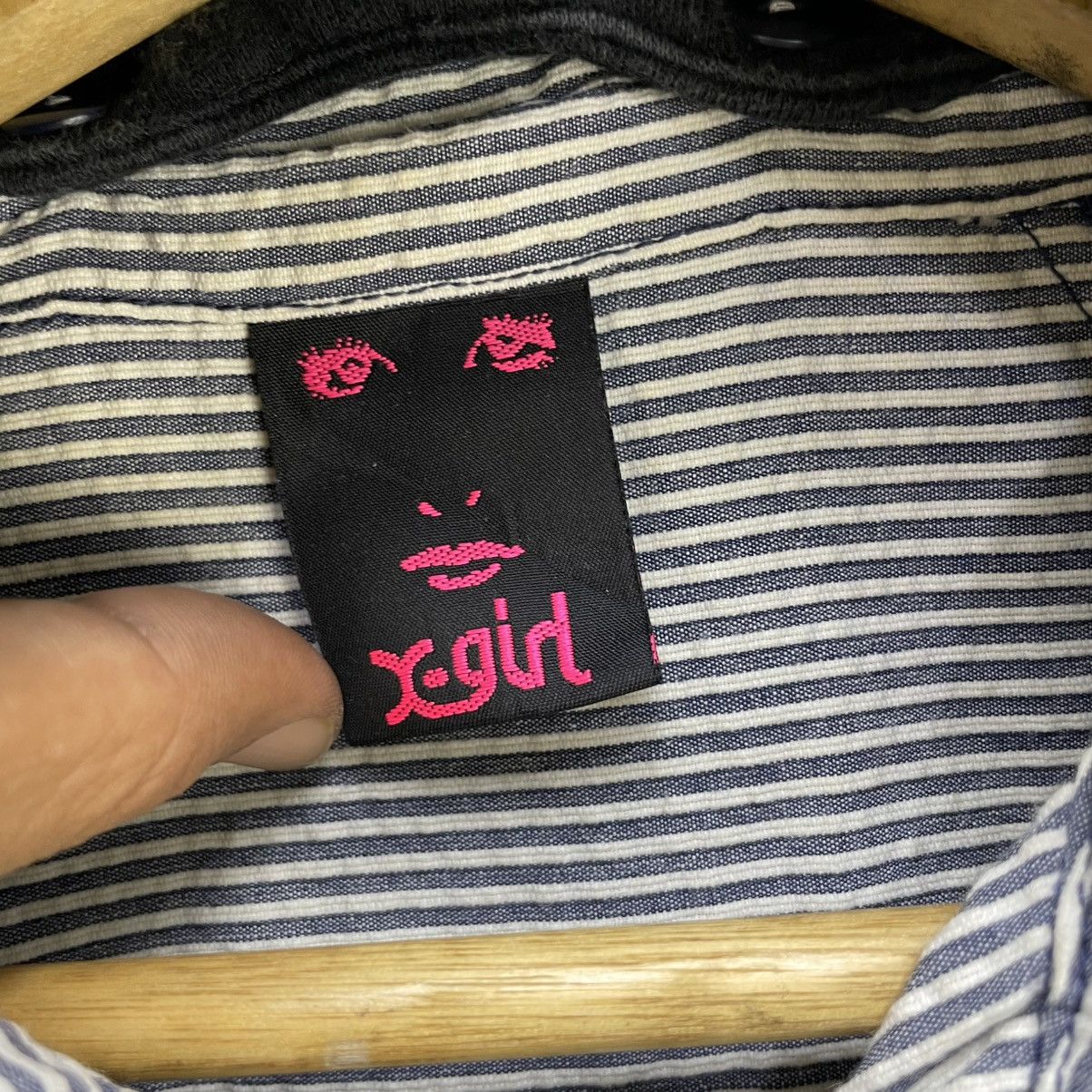 X-Girl 💥Vintage X Girl Detachble Hood Jacket Size M / US 6-8 / IT 42-44 - 4 Thumbnail