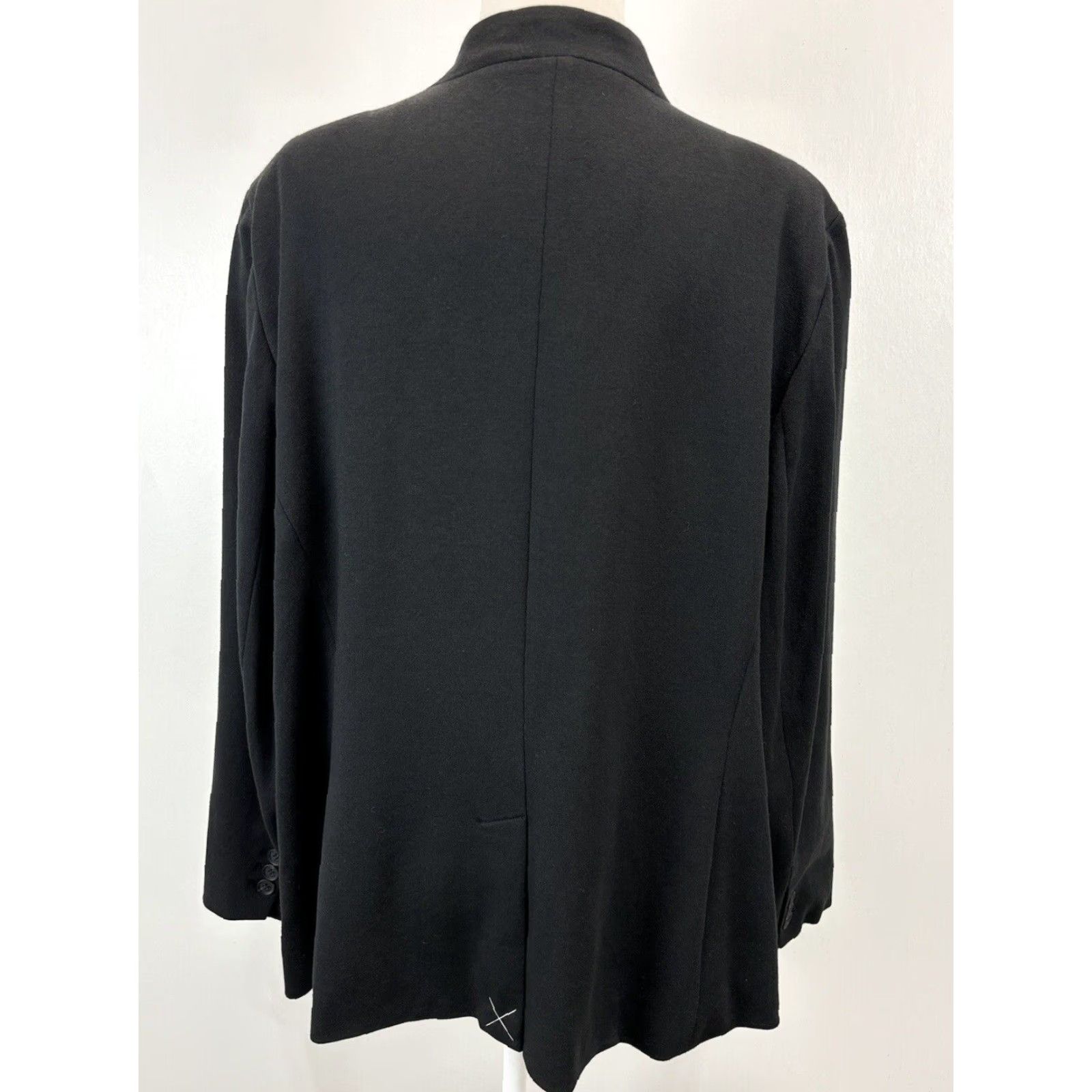 Talbots NEW Talbots Aberdeen Black Blazer Jacket 22W Plus Petite Classic Womens Size 3XL / US 20-22 - 3 Thumbnail