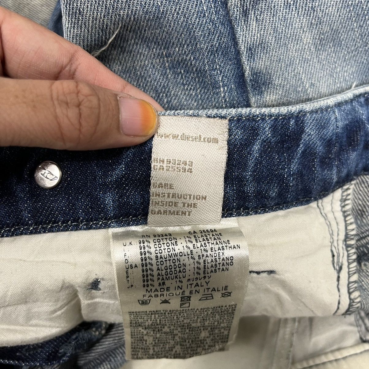 Diesel Vinatge Diesel Utility Distressed Denim Jeans Size US 32 / EU 48 - 13 Thumbnail