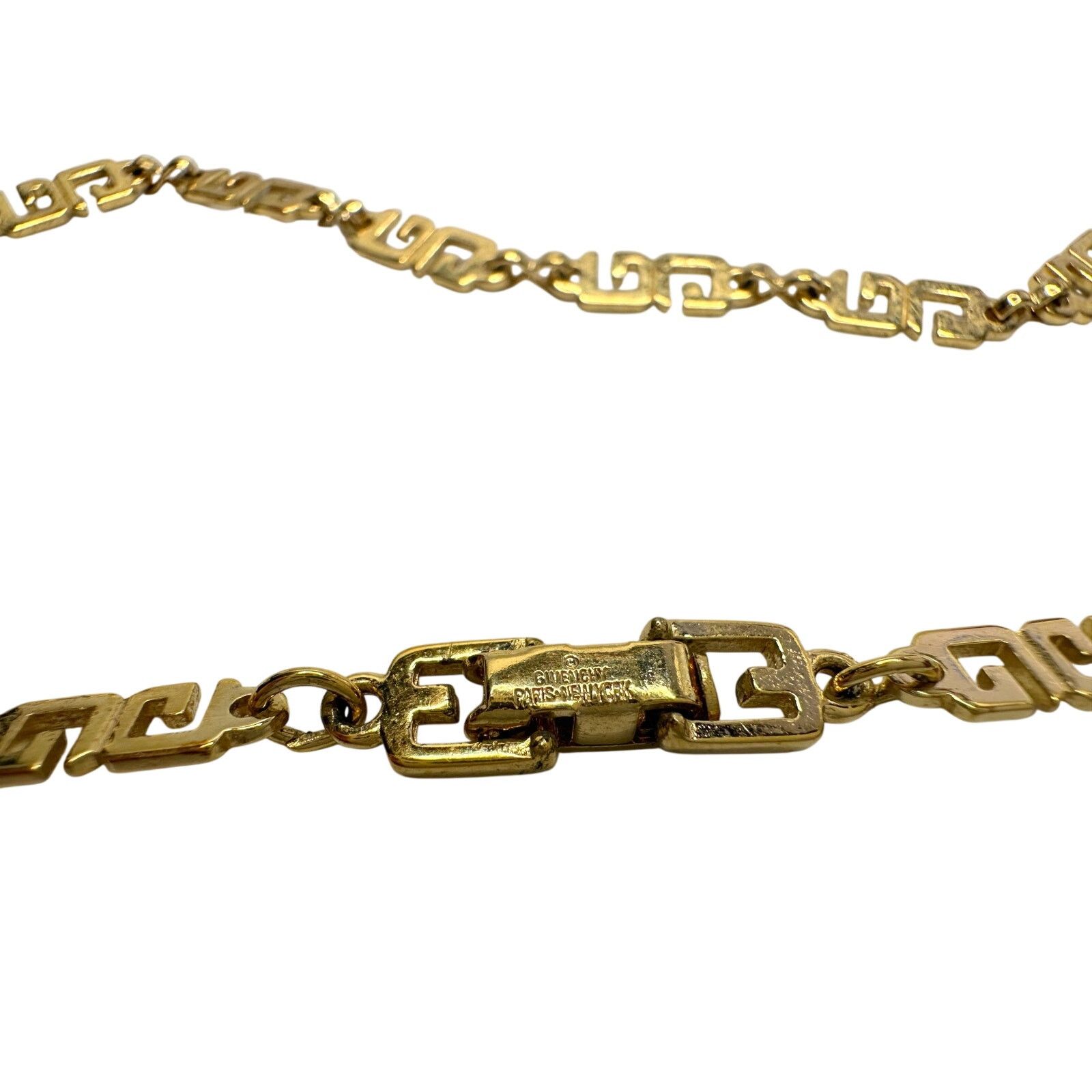 Givenchy Givenchy Gold-Plate GG Necklace - 15" - Vintage Size ONE SIZE - 8 Thumbnail