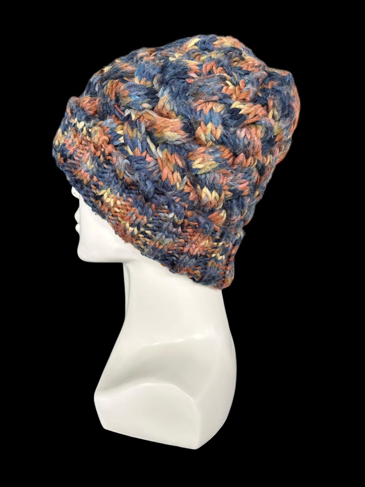 Kapital Crochet Knitted Handmade Rare Beanie Hats ☠️☠️ Size ONE SIZE - 3 Thumbnail