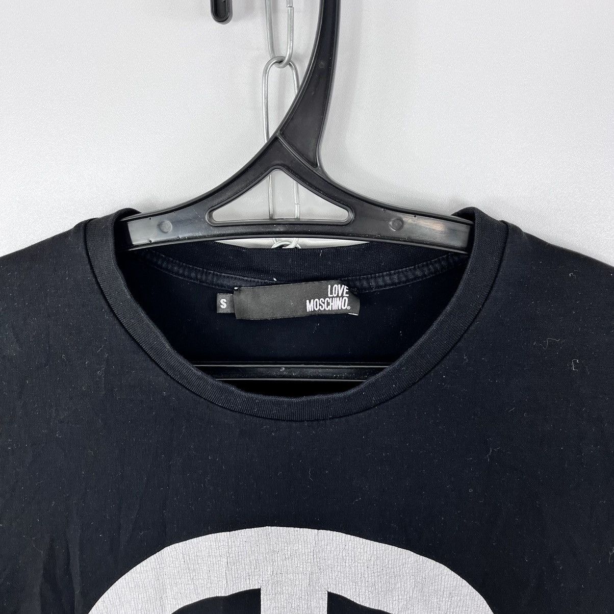 Japanese Brand Love Moschino T-Shirt Big Logo Black Size S Size US S / EU 44-46 / 1 - 6 Thumbnail