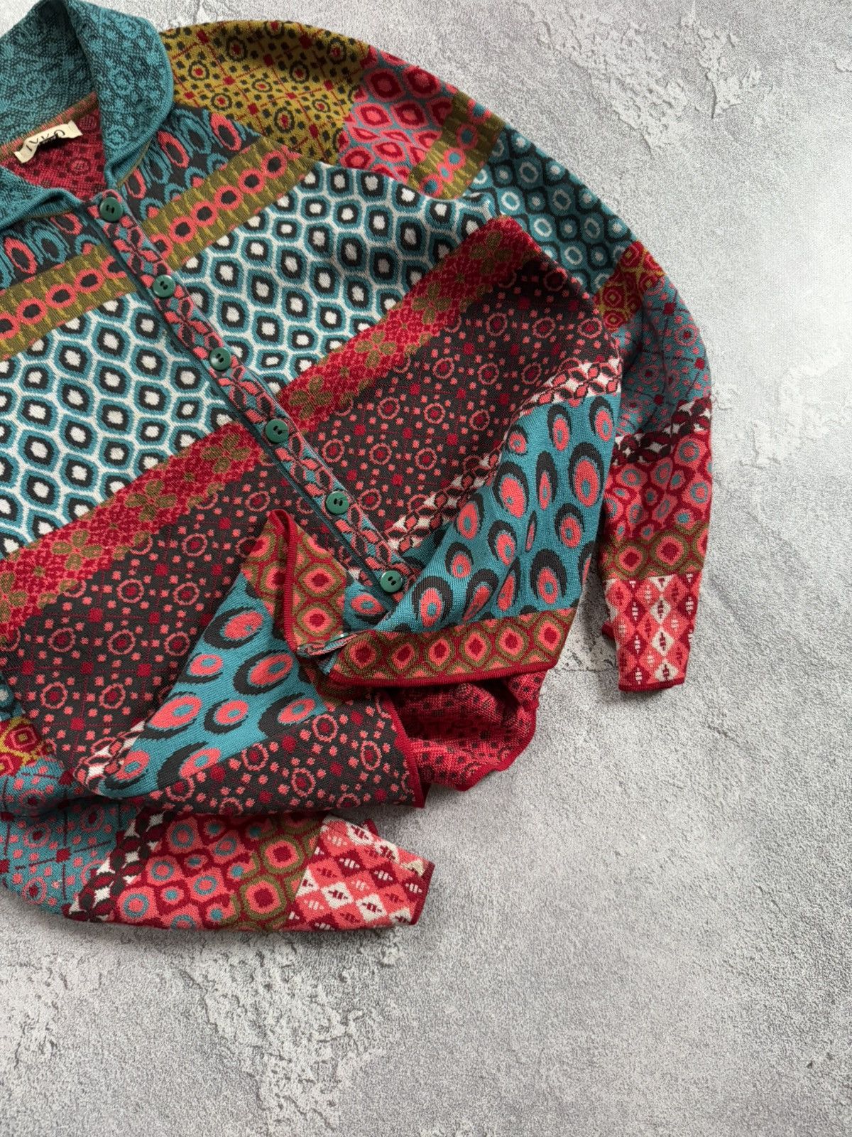 Dale Of Norway × Designer × Moods of Norway Ivko 36/38 anthracite button up cardigan sweater knitwear Size S / US 4 / IT 40 - 3 Thumbnail