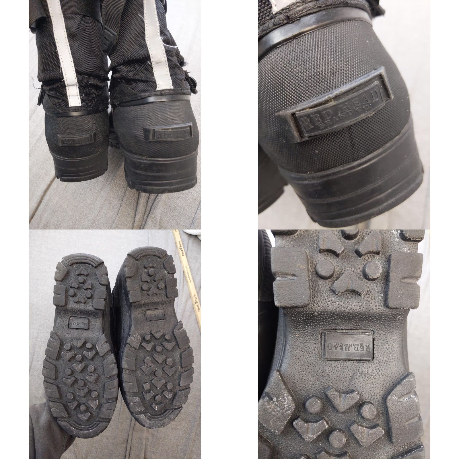 Vintage VINTAGE? No. RedHead Mens Snow Boot 9 Black Synthetic Insulated Thinsulate Winter Outdoor 42 9 Mens Boots Black Snow Boot Size US 9 / EU 42 - 8 Thumbnail