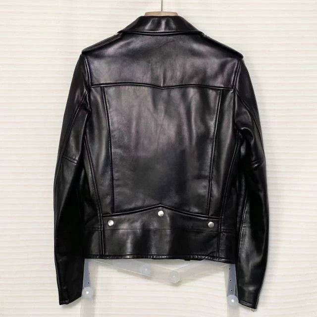 Yves Saint Laurent Saint laurent Solid zip classic long sleeve sheepskin biker Size US S / EU 44-46 / 1 - 2 Thumbnail