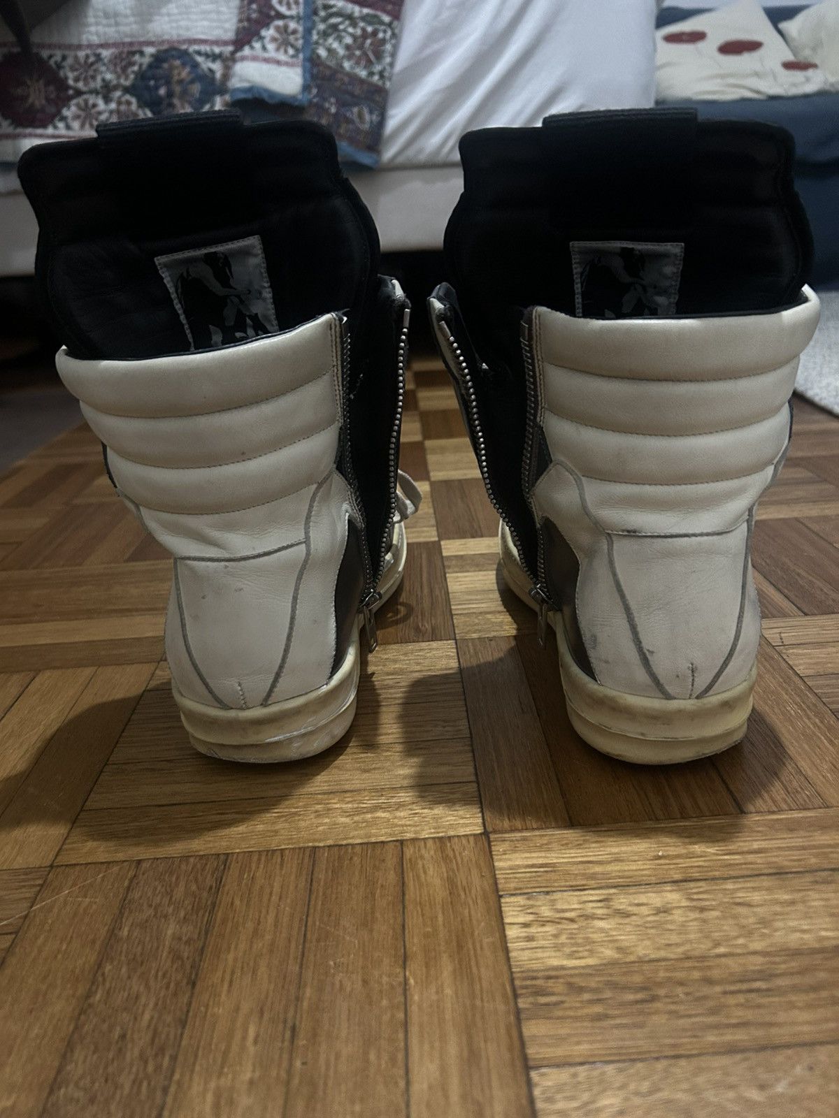 Rick Owens Rick Owens Geobaskets Silver Size US 8.5 / EU 41-42 - 4 Thumbnail